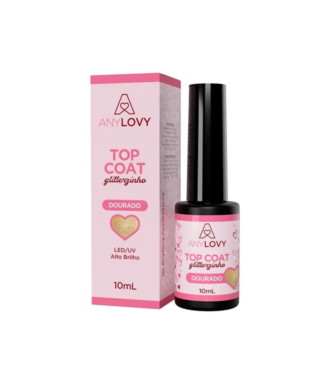 Top Coat Dourado Any Lovy