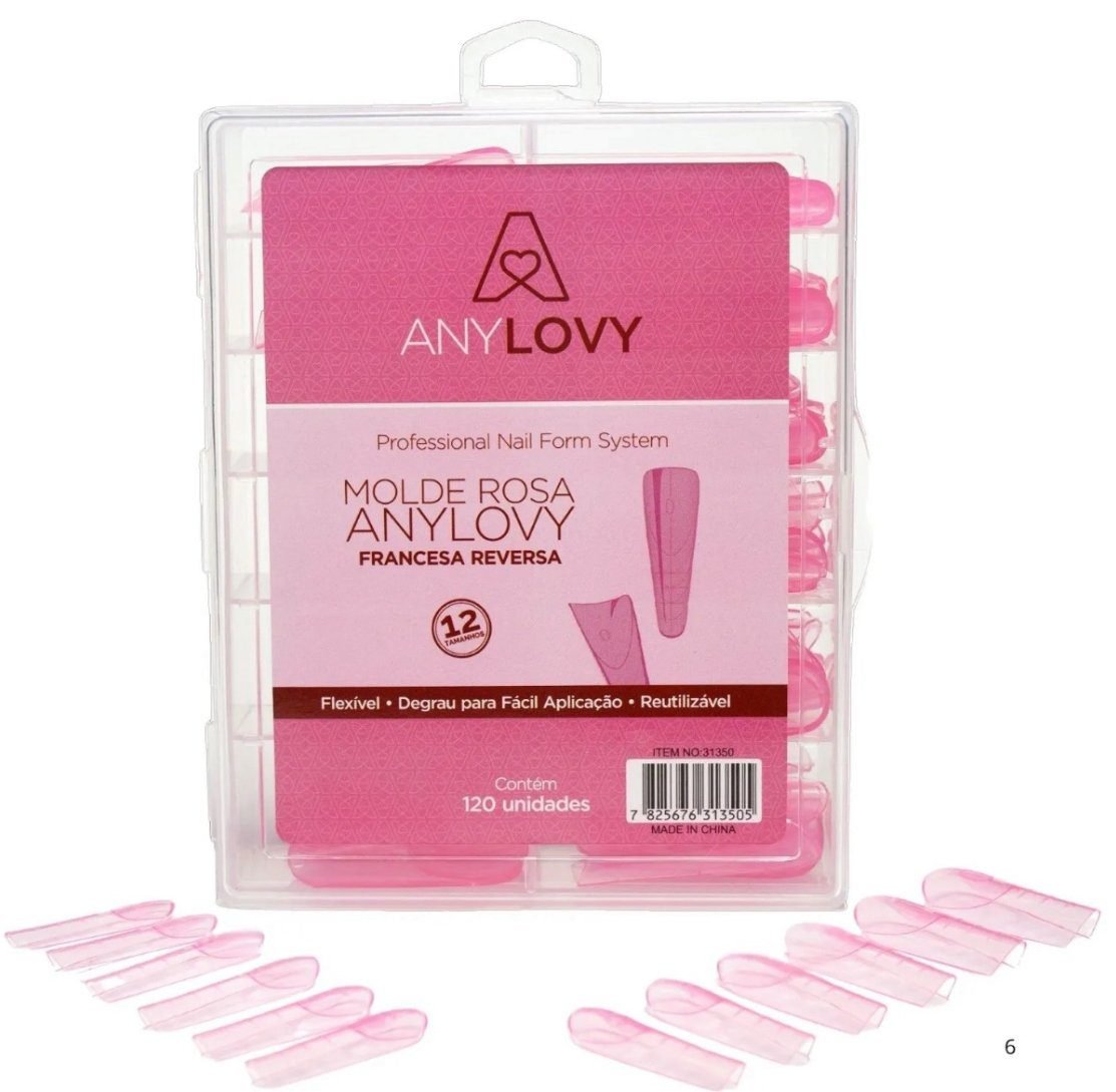 Molde Rosa Any Lovy Francesa Reversa