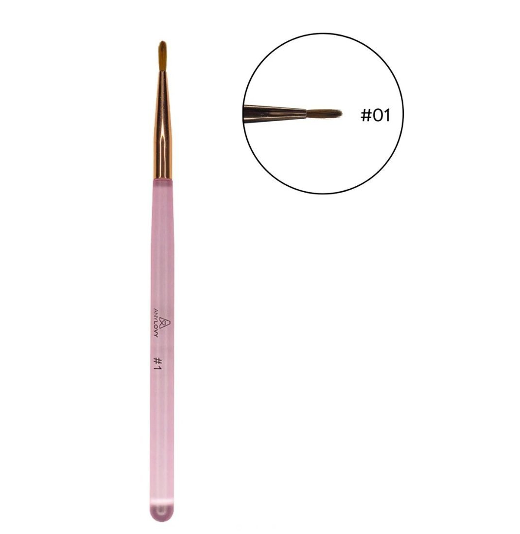 Pincel Fino Redondo #1 Profissional