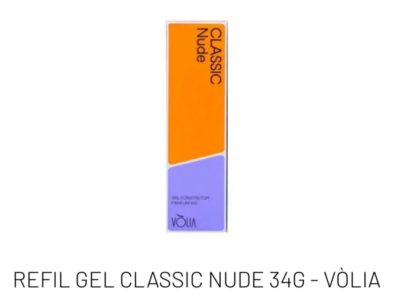 Refil Gel Classic Nude 34g