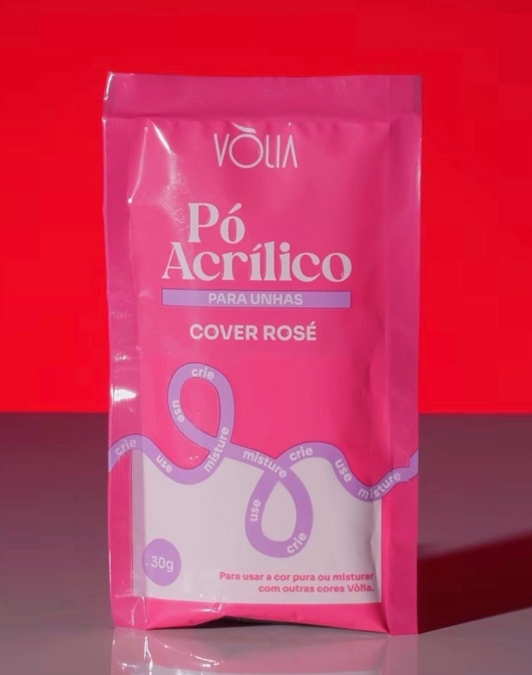 Pó Acrílico Cover Rosé